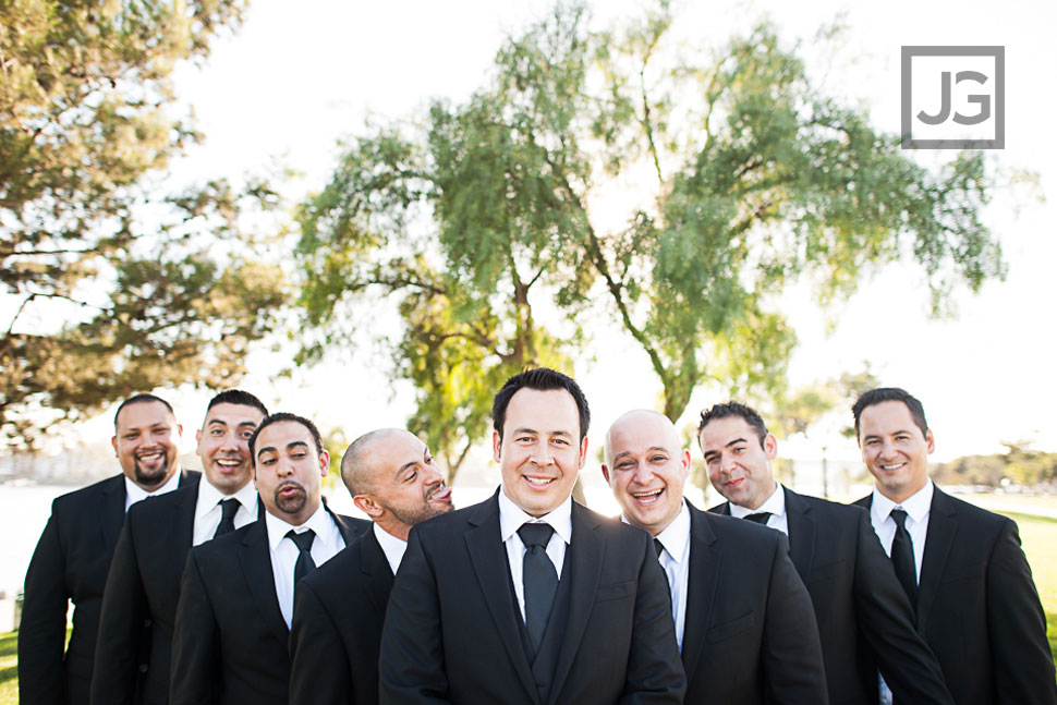 Shoreline Village Wedding Party Photos