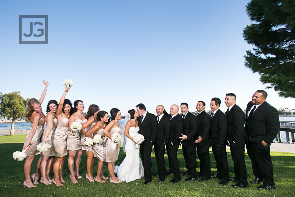 Shoreline Village Wedding Party Photos
