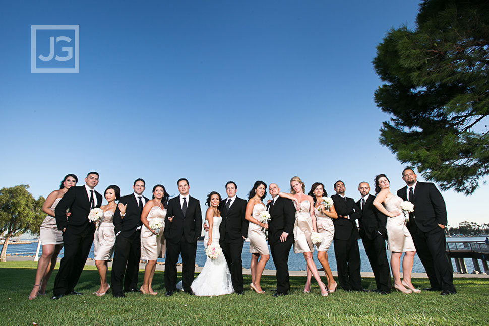 Shoreline Village Wedding Party Photos