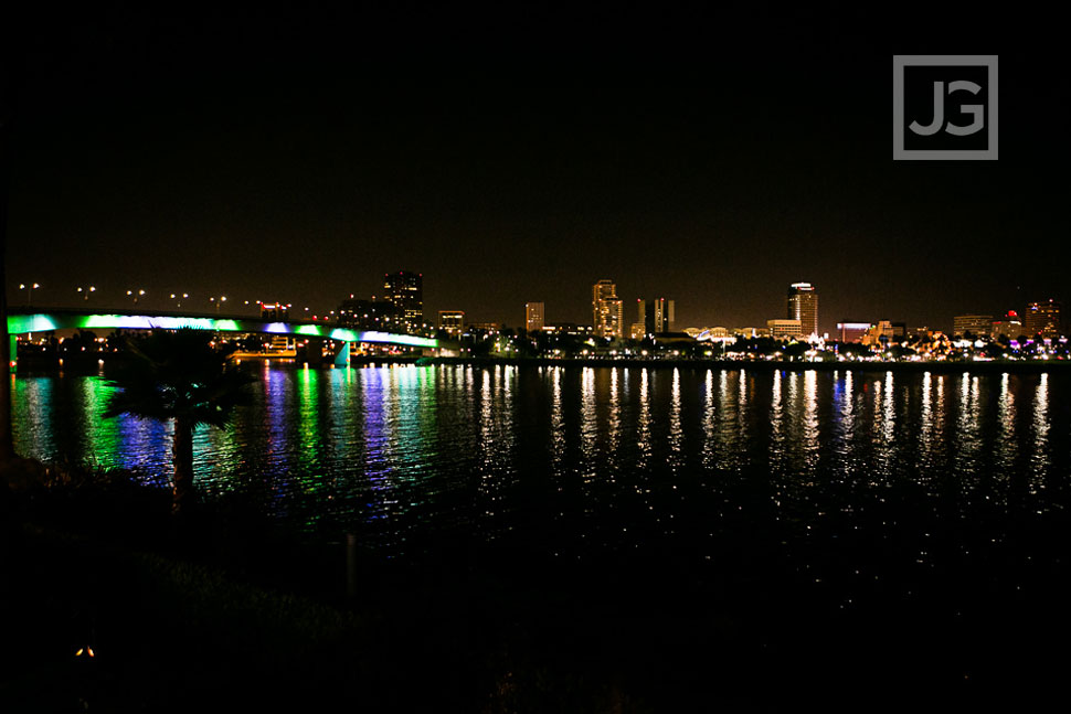 Long Beach Harbor at Night