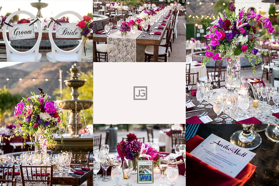 Hummingbird Nest Ranch Wedding Reception