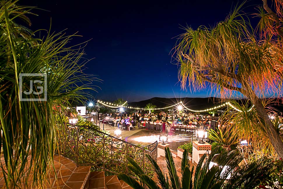 Hummingbird Nest Ranch at night