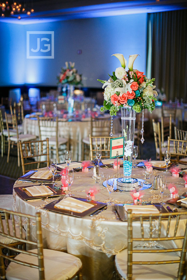 Pacific Palms Wedding Reception Table