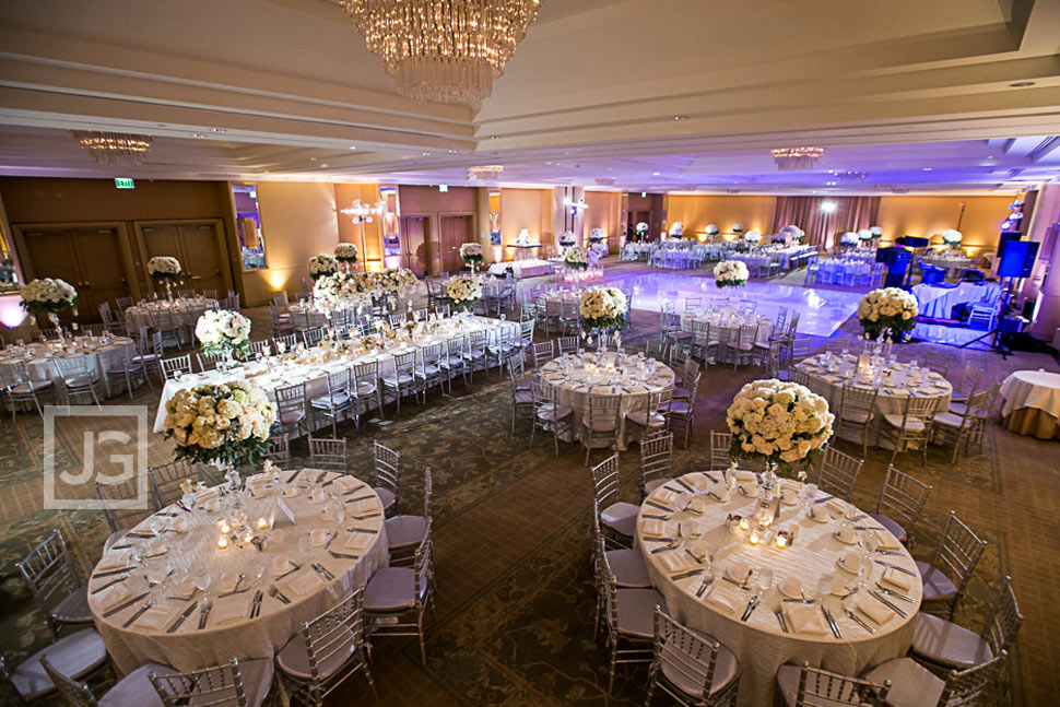 Fashion Island Hotel Wedding Reception Ballroom