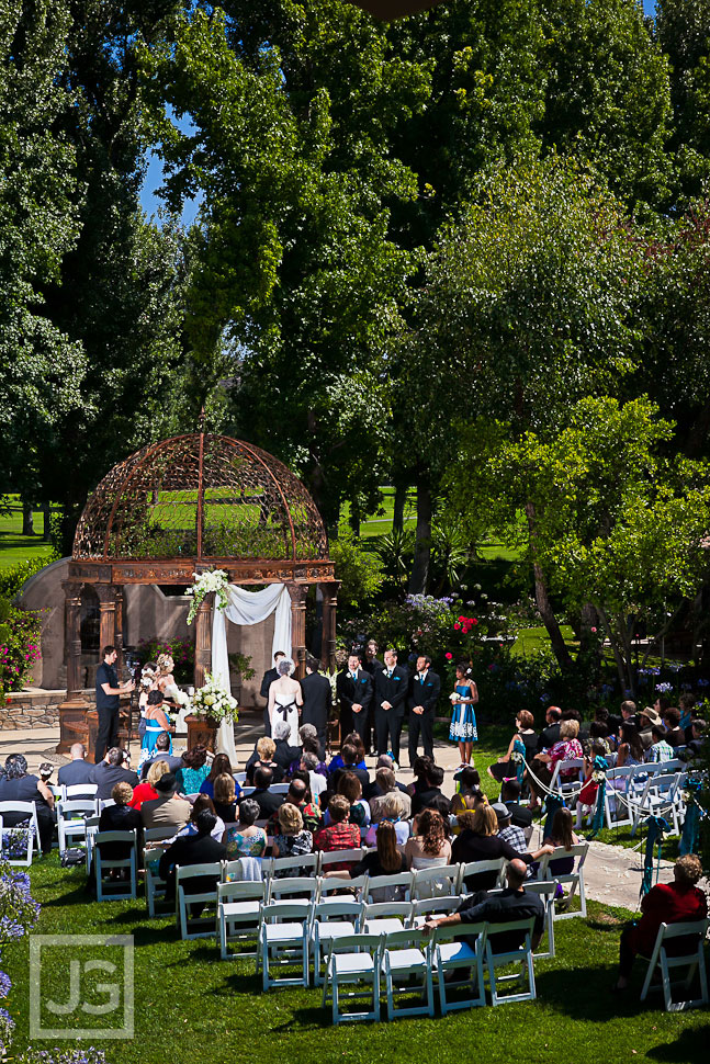 Tuscan Gardens Wedding Ceremony