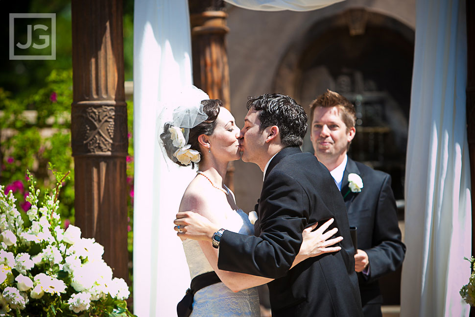 First Kiss at the Westlake Village Inn