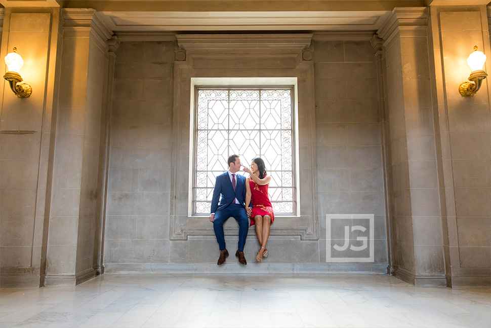 San Francisco City Hall wedding photography