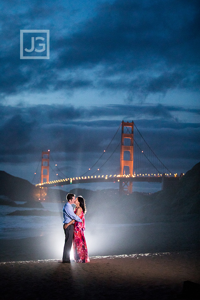 Golden Gate Bridge Engagement Photography
