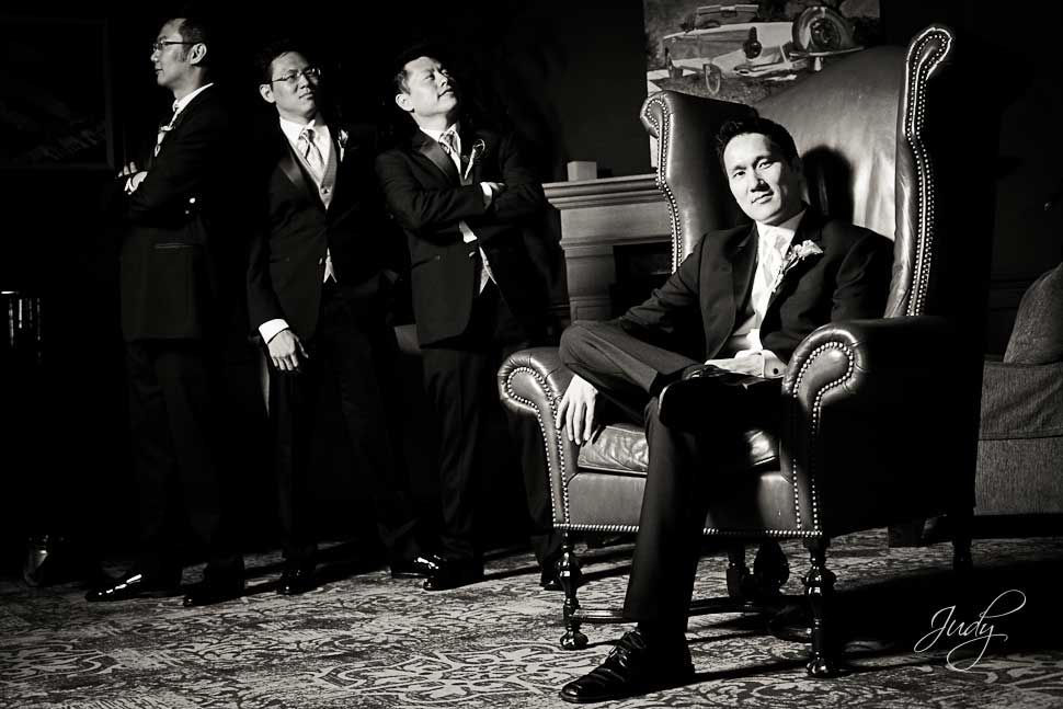 Huntington Beach Hyatt Groomsmen Photo
