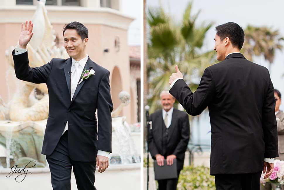 Huntington Hyatt Wedding Ceremony