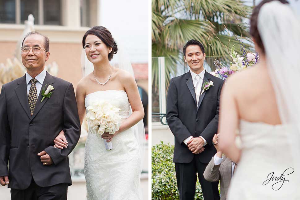Huntington Hyatt Wedding Ceremony