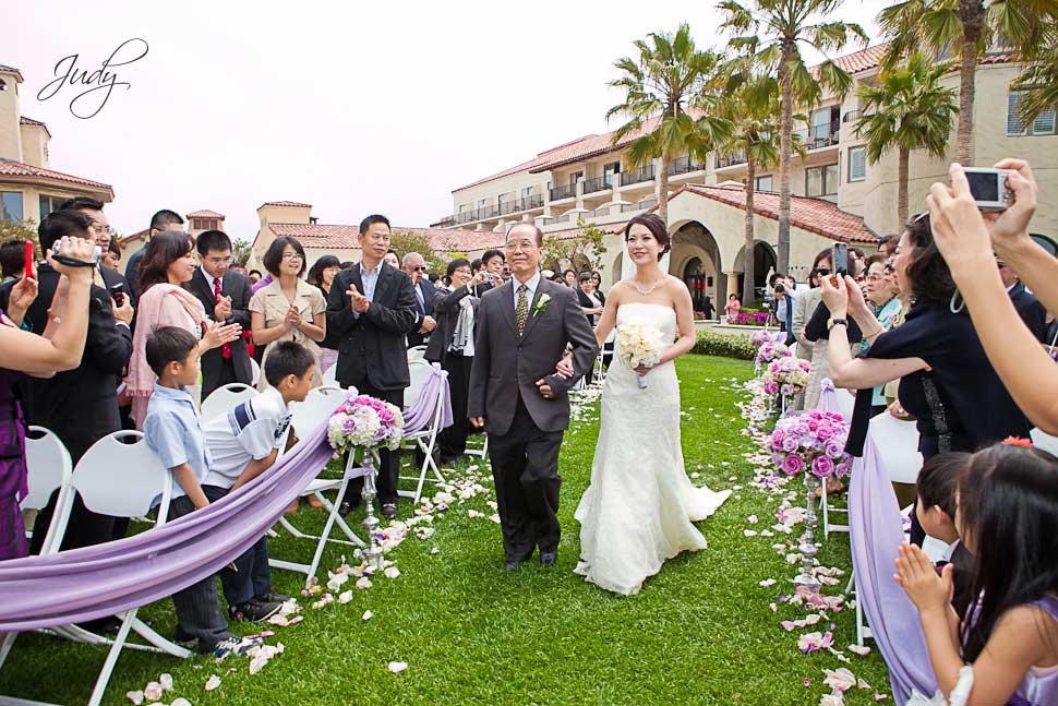 Huntington Hyatt Wedding Ceremony