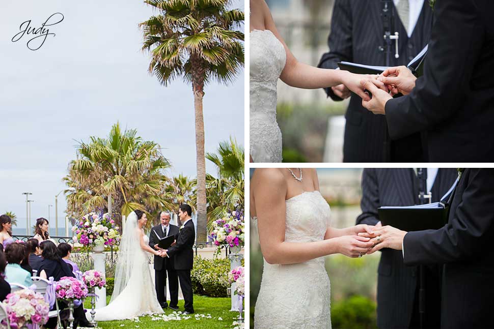 Huntington Hyatt Wedding Ceremony