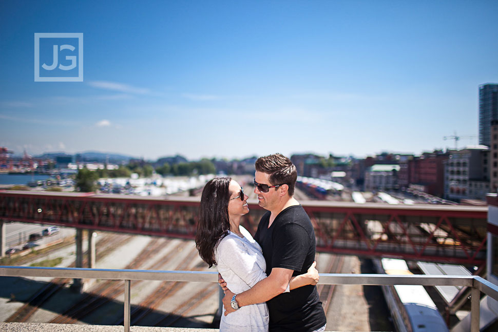 Vancouver Waterfront Centre Engagement Photography