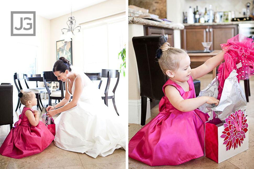 Wedding Preparation Palm Springs Flower Girl