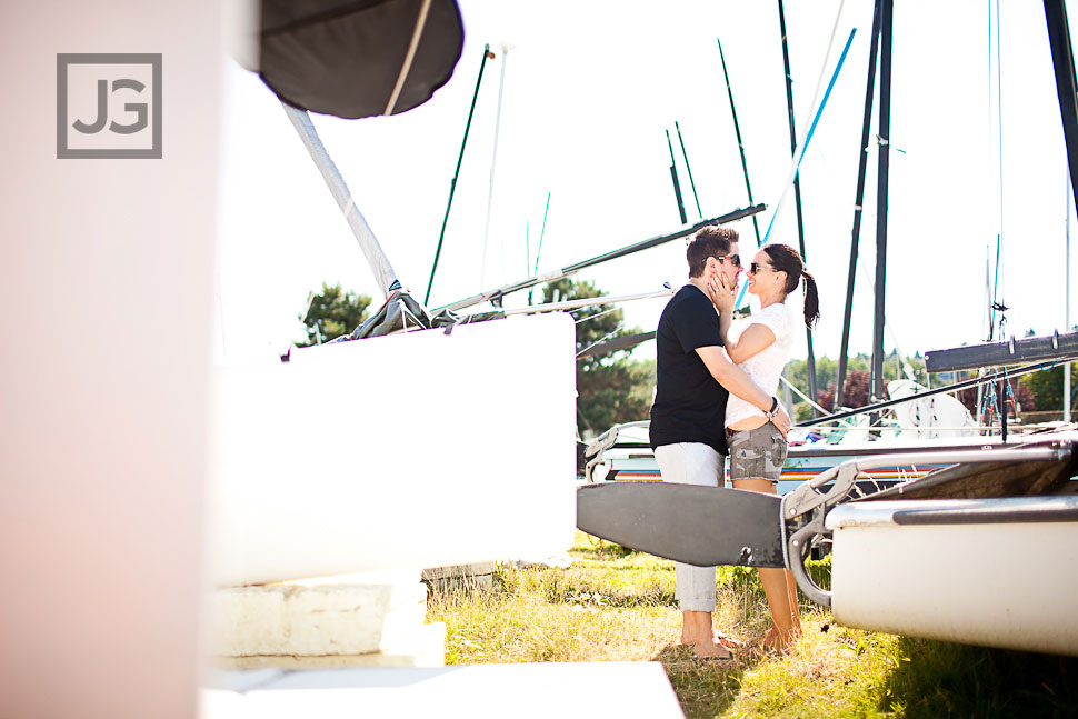 Vancouver Engagement Photography Jericho Sailing Centre