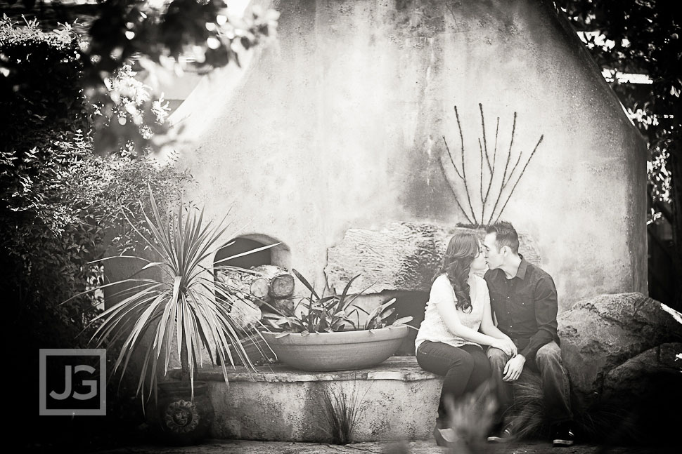 Los Angeles Arboretum Engagement Photography