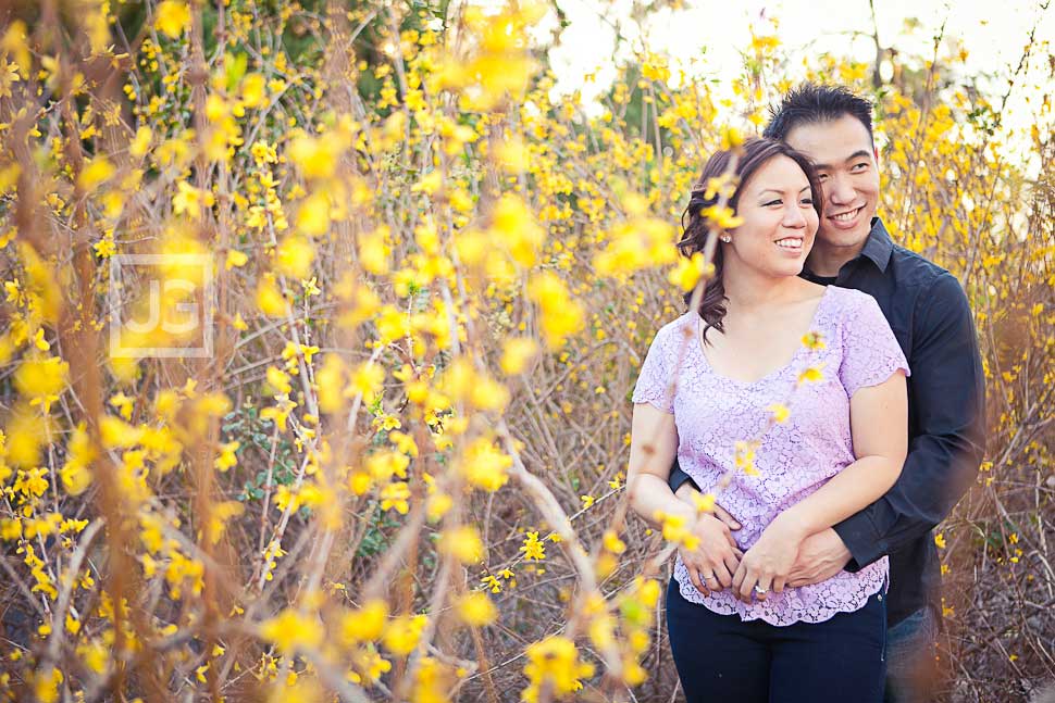 Los Angeles Arboretum Engagement Photos