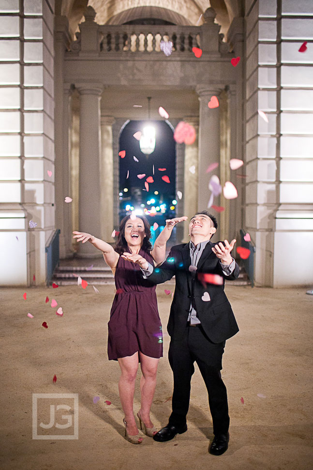 Engagement Photography Pasadena City Hall