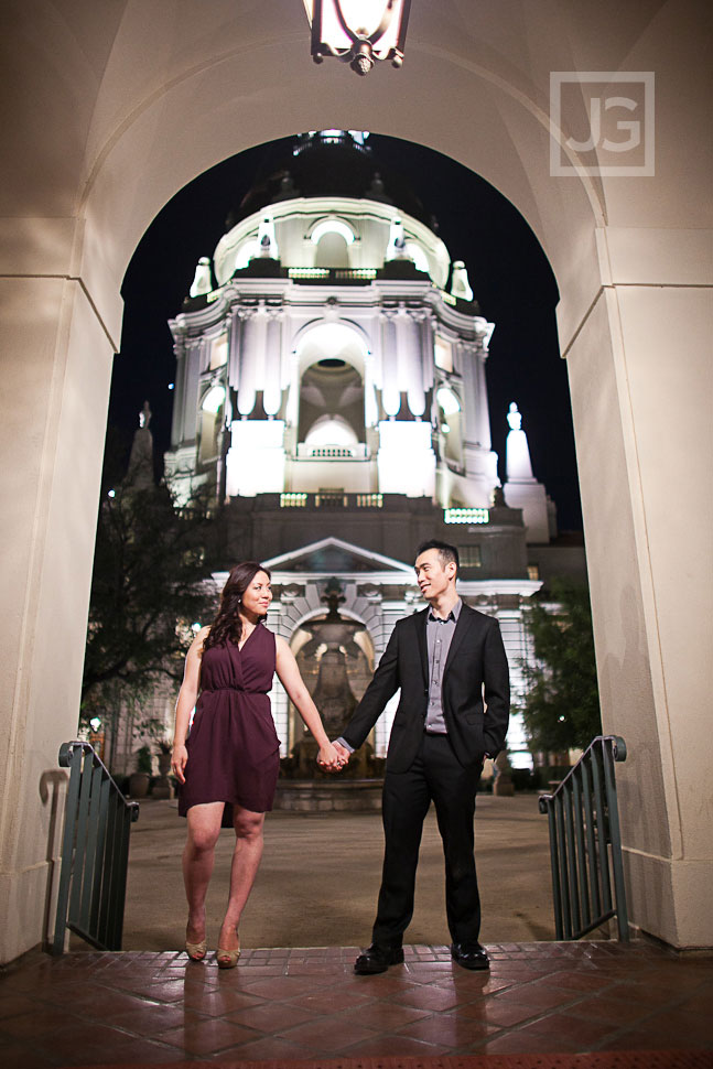 Engagement Photography Pasadena City Hall
