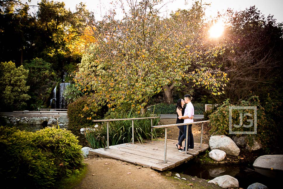 Los Angeles County Arboretum Engagement Photography
