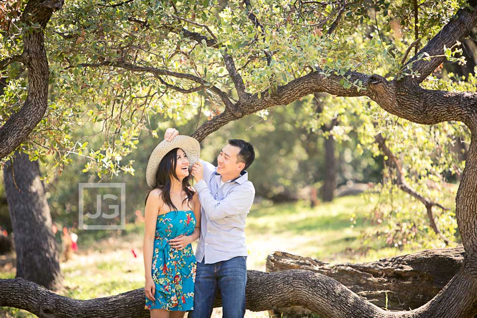 Engagement Photos Los Angeles Arboretum