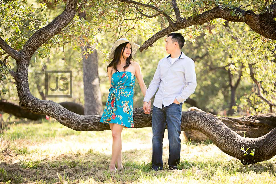 Engagement Photos Los Angeles Arboretum