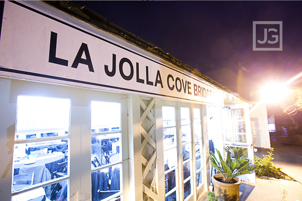 La Jolla Cove Bridge Club Wedding Reception