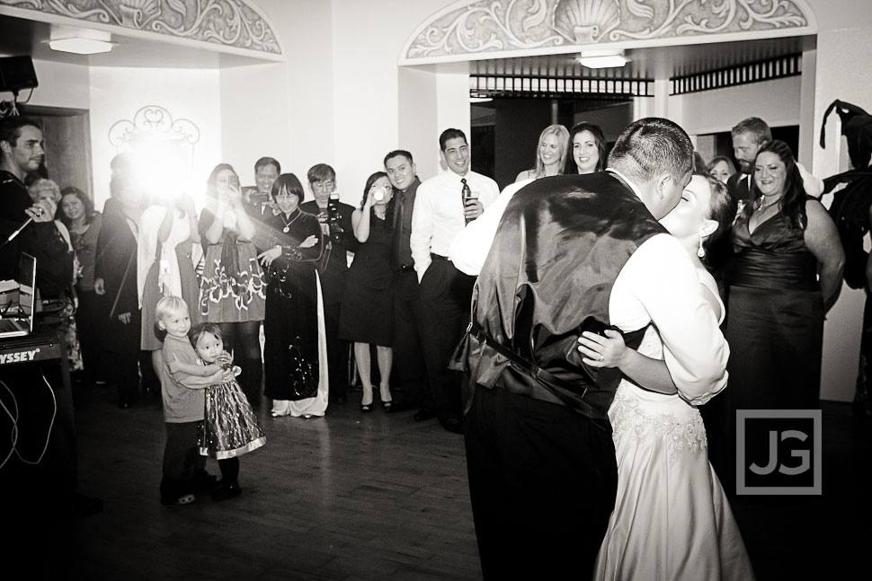 La Jolla Cove Bridge Club Wedding Reception