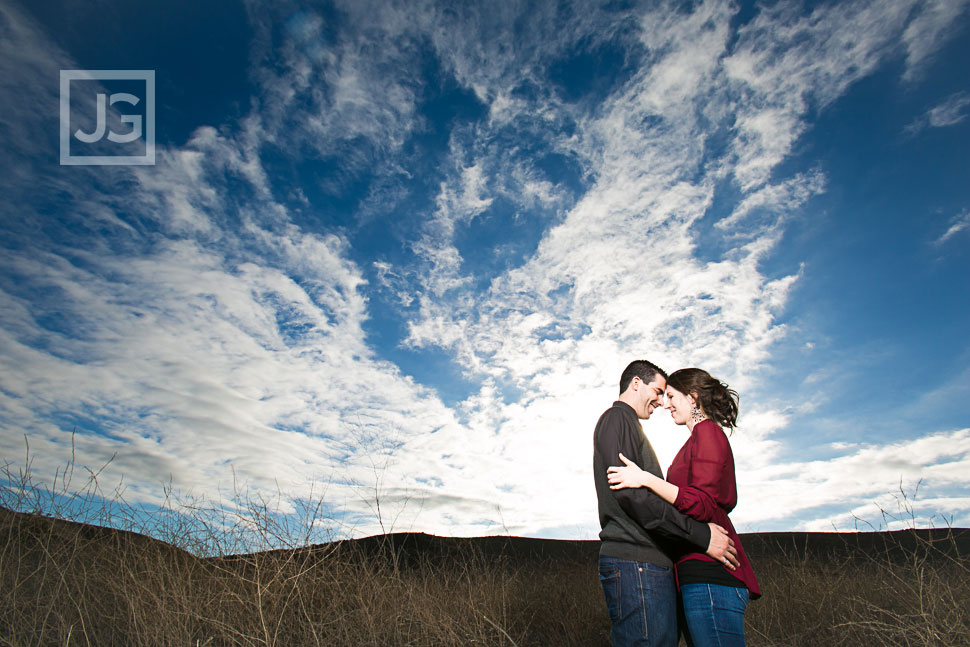 Irvine Engagement Photography Open Field