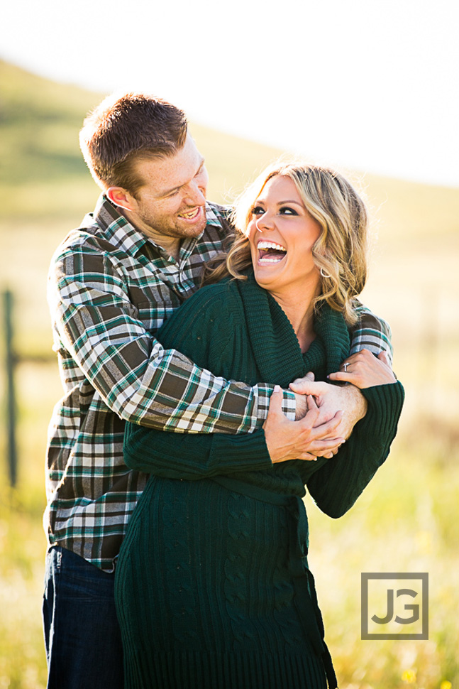 Irvine Flower Field Engagement Photos