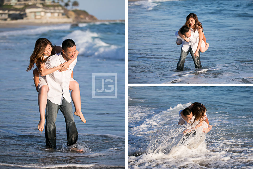Victoria Beach Engagement Photography