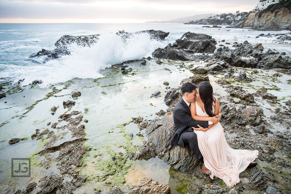 Laguna Beach engagement photo