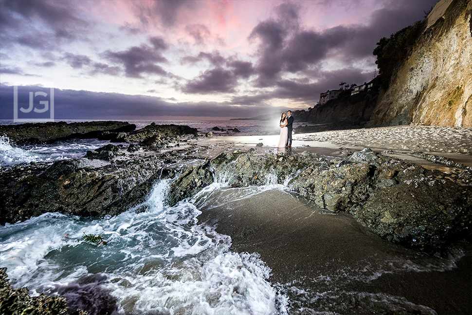 Victoria Beach Engagement Photo