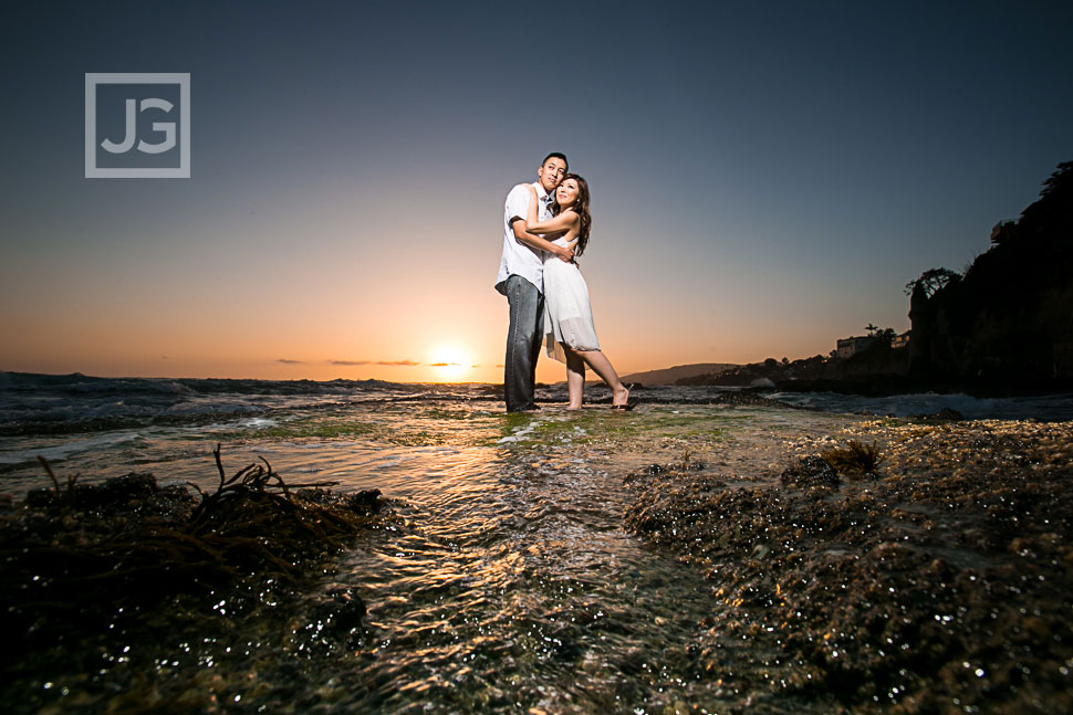 Laguna Beach Sunset Engagement Photography