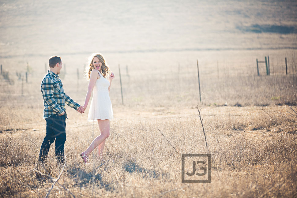 Engagement Photography Irvine Field