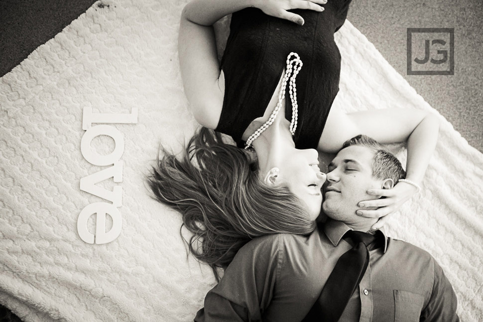 Beach Engagement Photo
