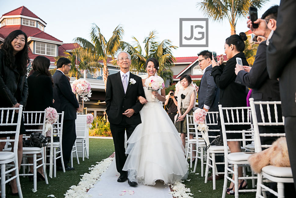 Laguna Cliffs Mariott Wedding Ceremony
