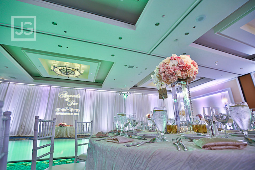 Laguna Cliffs Mariott Wedding Reception