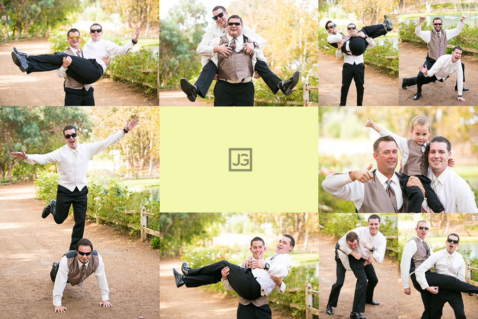 Lake Oak Meadows Temecula Groomsmen Photos