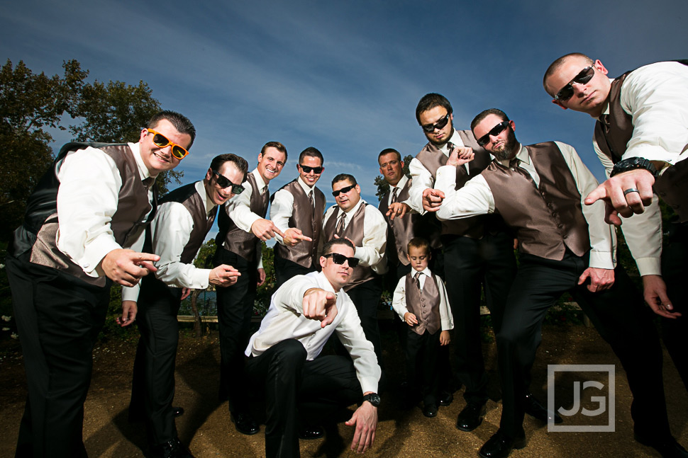 Lake Oak Meadows Temecula Groomsmen Photos