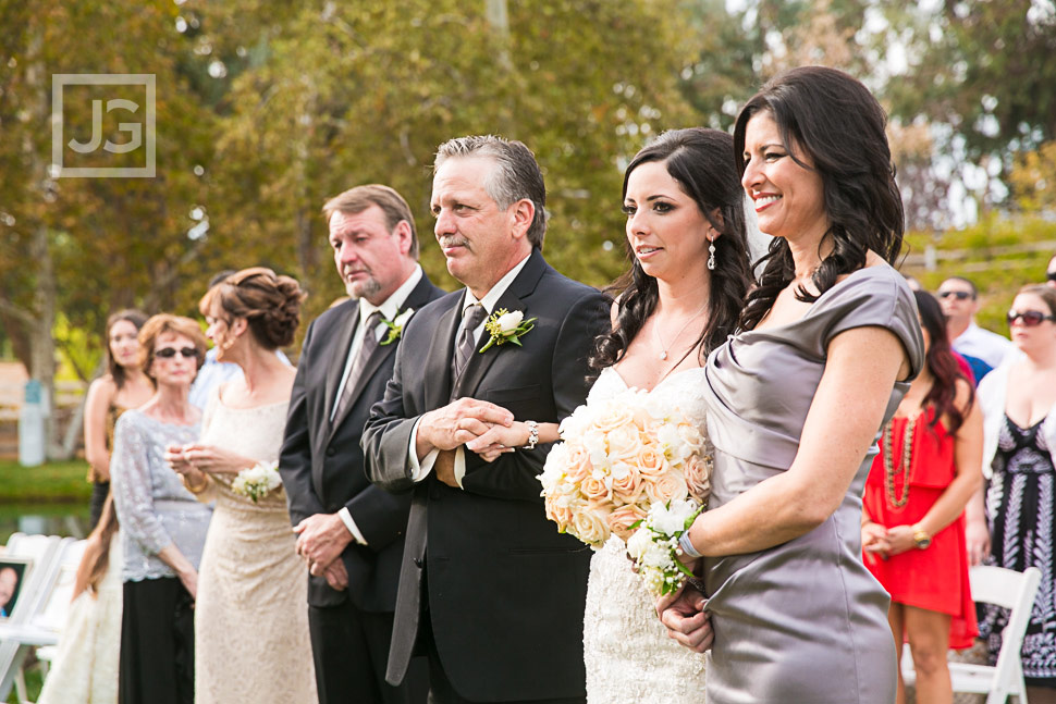 Lake Oak Meadows Temecula Wedding Ceremony