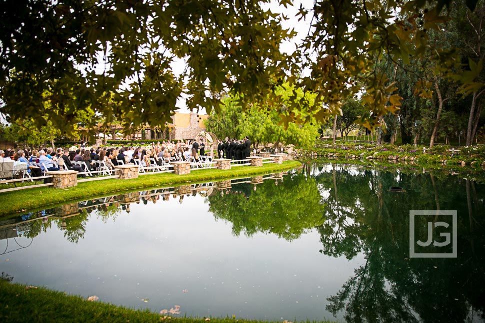 Lake Oak Meadows Temecula Wedding Ceremony