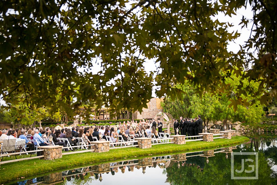 Lake Oak Meadows Temecula Wedding Ceremony