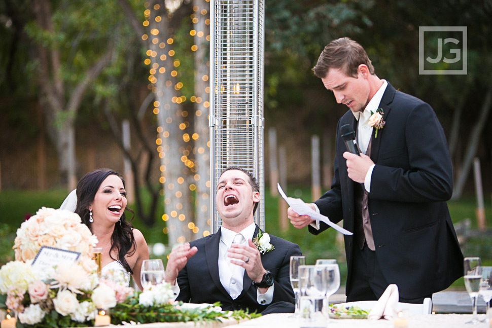 Lake Oak Meadows Wedding Reception Speeches