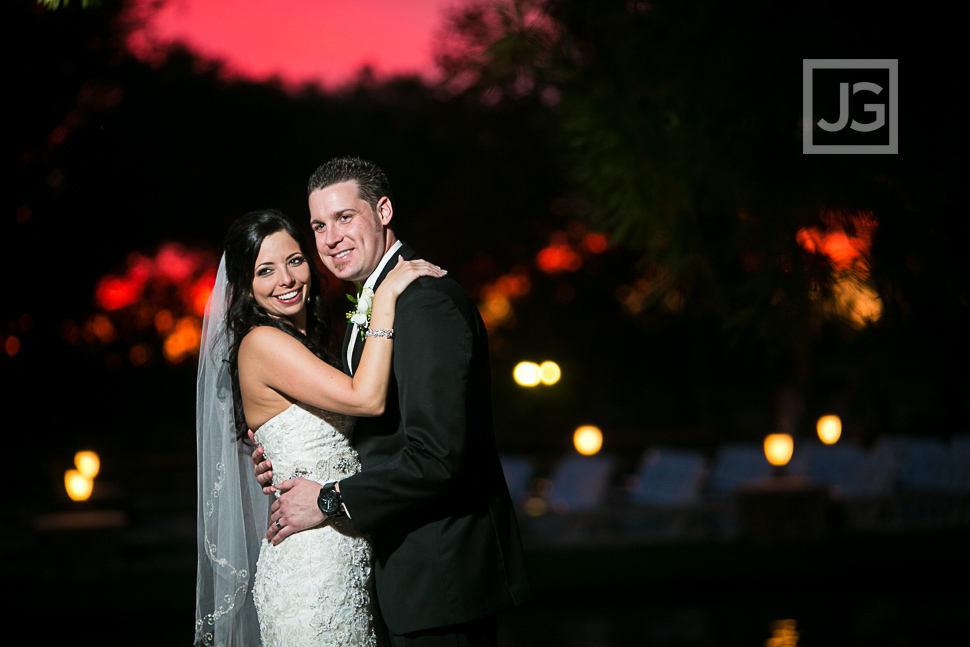 Lake Oak Meadows Sunset Wedding Photos