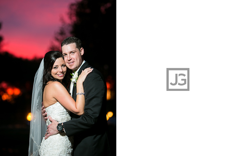Lake Oak Meadows Sunset Wedding Photos