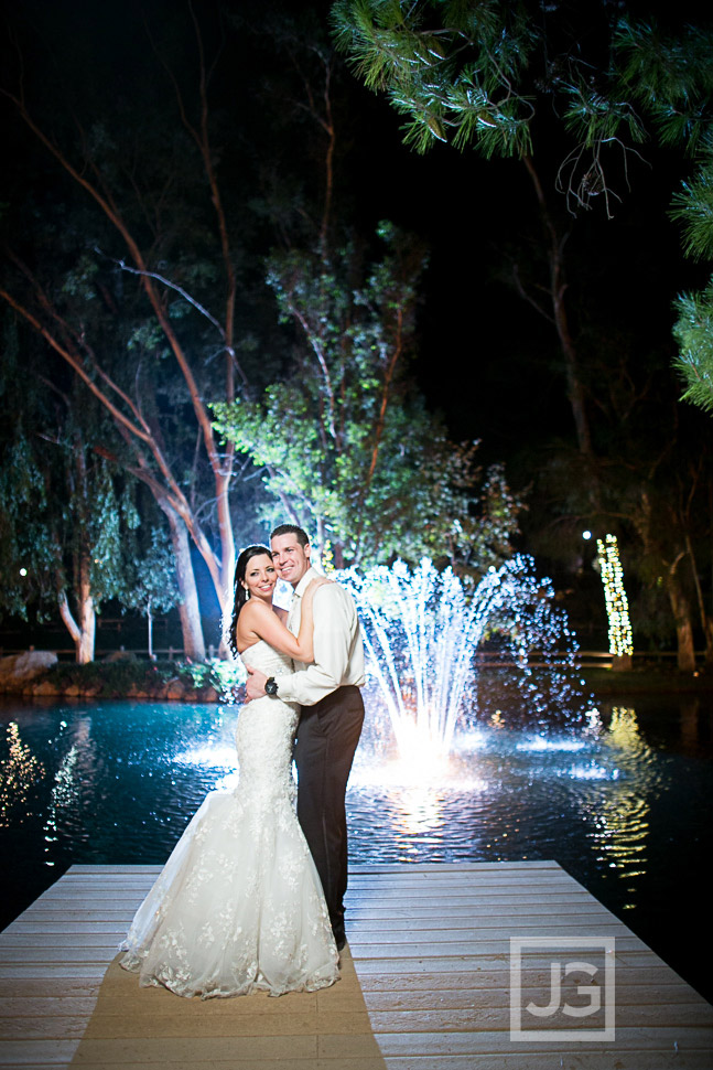 Night Wedding Photos at Lake Oak Meadows
