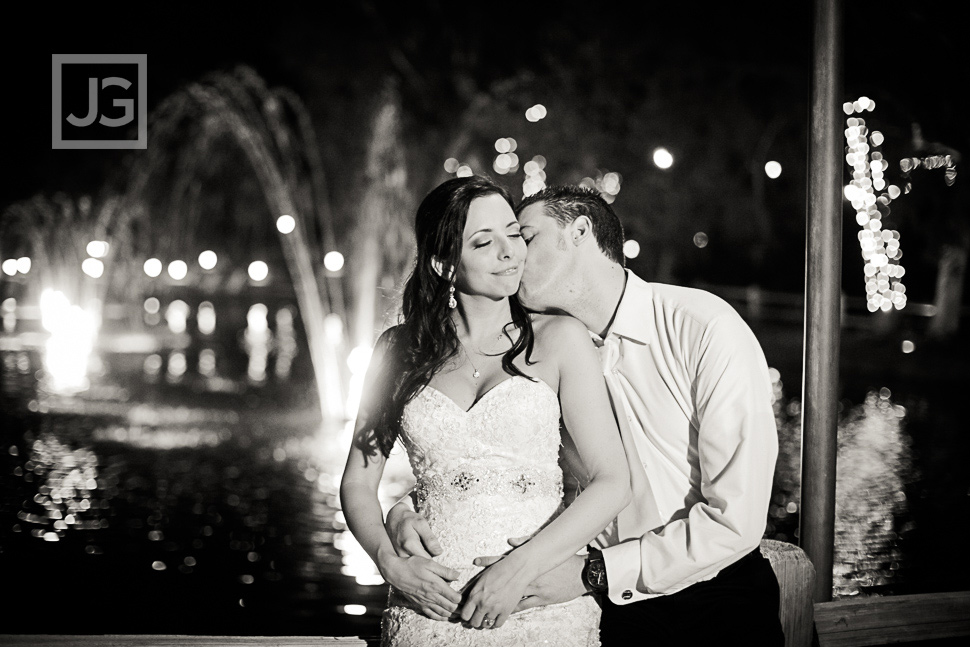 Night Wedding Photos at Lake Oak Meadows