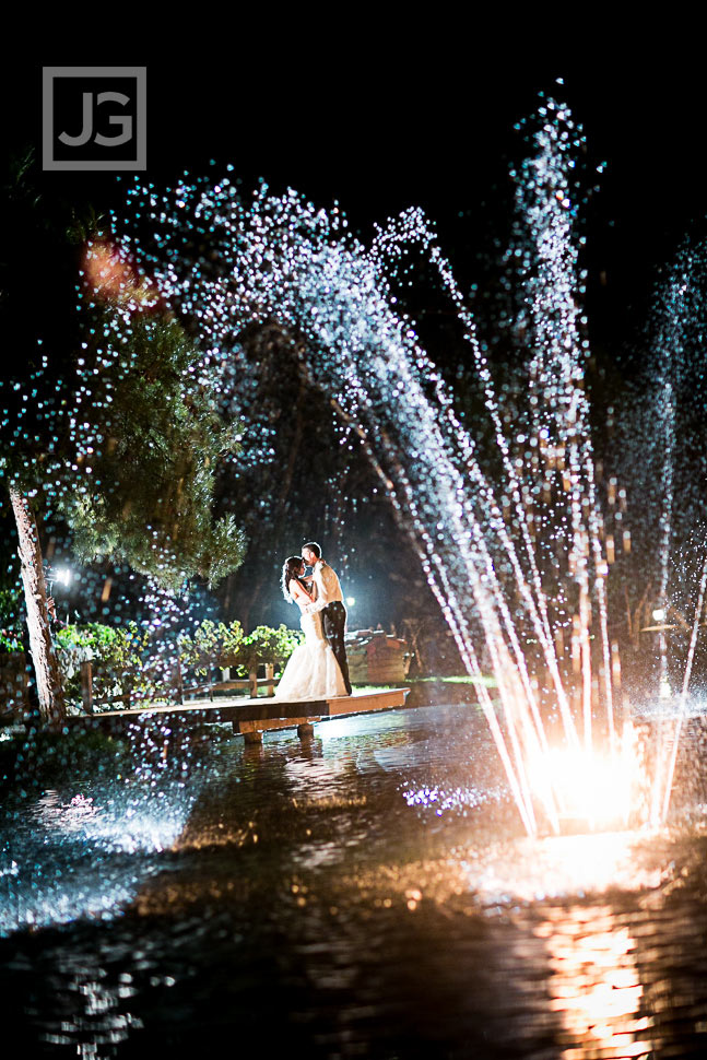 Night Wedding Photos at Lake Oak Meadows